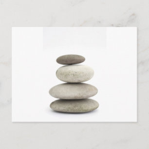 Carte Postale Pierre de yogo zen