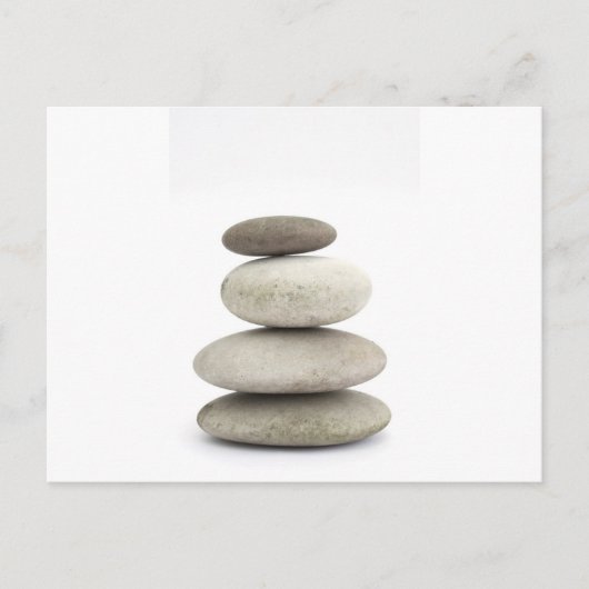 Carte Postale Pierre de yogo zen (Devant)