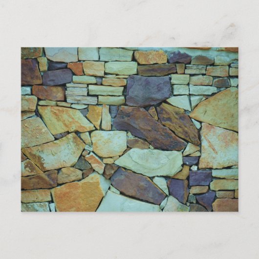 Carte Postale Pierre empilée colorée (Devant)