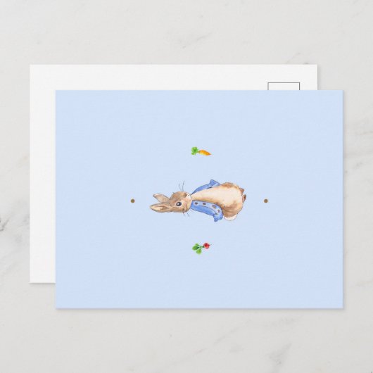 Carte Postale Pierre le lapin (Devant / Derrière)