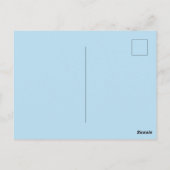 Carte Postale Pierre le lapin Merci (Dos)