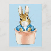 Carte Postale Pierre le lapin Merci (Devant)