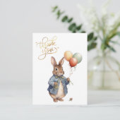 Carte Postale Pierre le Merci du lapin (Debout devant)