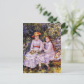Carte Postale Pierre Renoir - Les Filles de Paul Durand Ruel (Debout devant)