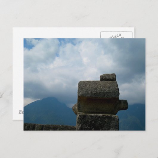 Carte Postale Pierres architecturales inca (Devant / Derrière)