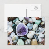 Carte Postale Pierres colorées (Devant / Derrière)