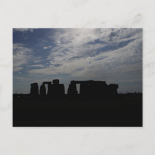 Carte Postale Pierres de Stonehenge la nuit Willtshire Angleterr