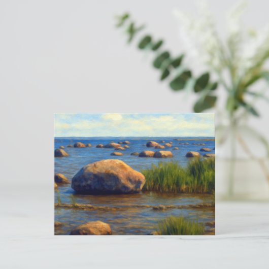 Carte Postale Pierres de Vormsi (Debout devant)