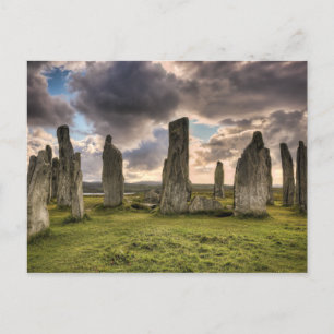 Carte Postale Pierres dressées Callanish