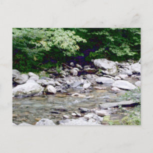 Carte Postale Pierres fluviales