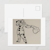 Carte postale Pierrot (Devant / Derrière)