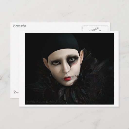 Carte Postale Pierrot (Devant / Derrière)