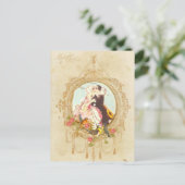 Carte Postale Pierrot et Columbine (Debout devant)