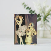 Carte Postale « Pierrot et Columbine » par FX Leyendecker (Debout devant)