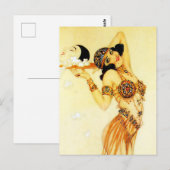 Carte Postale « Pierrot et Salomé » de Raphael Kirchner (Devant / Derrière)