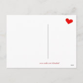 Carte postale Pierrot Valentine vintage (Dos)