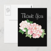 Carte Postale Pies roses Japonais Floral Kimono (Devant / Derrière)