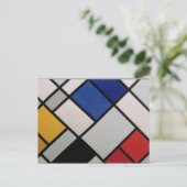 Carte Postale Piet Mondrian Art moderne (Debout devant)