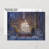Carte Postale Pieta (Devant / Derrière)