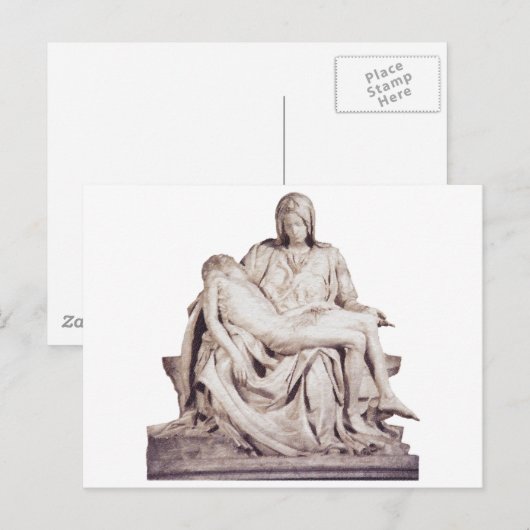 Carte Postale Pieta (Devant / Derrière)