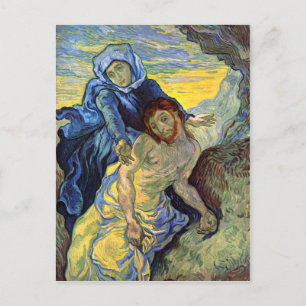Carte Postale Pietà (après Delacroix) 1889, Vincent Van Gogh