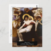 Carte Postale Pietà de Bouguereau (Devant / Derrière)