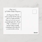 Carte Postale Pietà de Bouguereau (Dos)