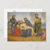 Carte postale Pieta de Raphaël (Devant / Derrière)