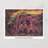 Carte Postale Pieta Draft Par Eugene Delacroix (Devant)