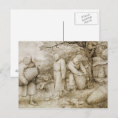 Carte Postale Pieter Bruegel l'aîné - les apiculteurs (Devant / Derrière)