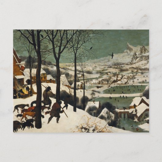Carte Postale Pieter Bruegel L'Ancien - Chasseurs Dans La Neige (Devant)