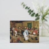 Carte Postale Pieter Bruegel l'Ancien - Mariage paysan (Debout devant)