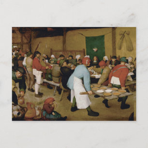 Carte Postale Pieter Bruegel l'Ancien - Mariage paysan