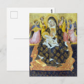 Carte Postale Pietro di Domenico da Montepulciano Madonna (Devant / Derrière)