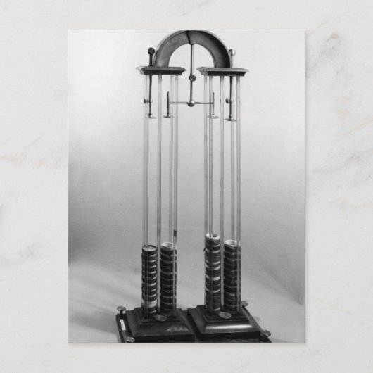 Carte Postale Pieu voltaïque fait pour Jacques Alexandre Charles (Devant)