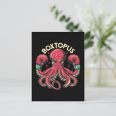 Carte Postale Pieuvre Boxeuse - Boxtopus (Debout devant)