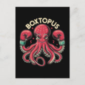 Carte Postale Pieuvre Boxeuse - Boxtopus (Devant)