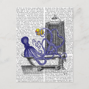 Carte Postale Pieuvre dans le bain 2