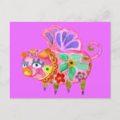 Carte postale Pig Alebrije (Devant)