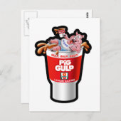 CARTE POSTALE PIG GULP (Devant / Derrière)