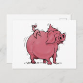 Carte Postale Pig Knot (Devant / Derrière)