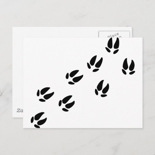 Carte Postale Pig - Traces (Devant / Derrière)