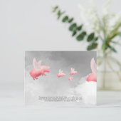 Carte Postale Pig volant (Debout devant)