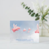 Carte Postale Pig volant (Debout devant)