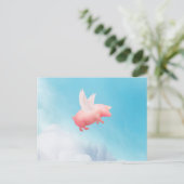 Carte Postale Pig volant (Debout devant)