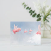 Carte Postale Pig volant (Debout devant)