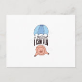Carte Postale Pig volant (Devant)
