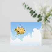 Carte postale Pig Volant (Debout devant)