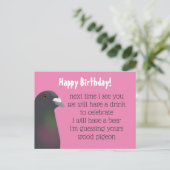 Carte postale Pigeon (Debout devant)