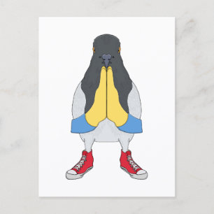 Carte Postale Pigeon avec chaussures